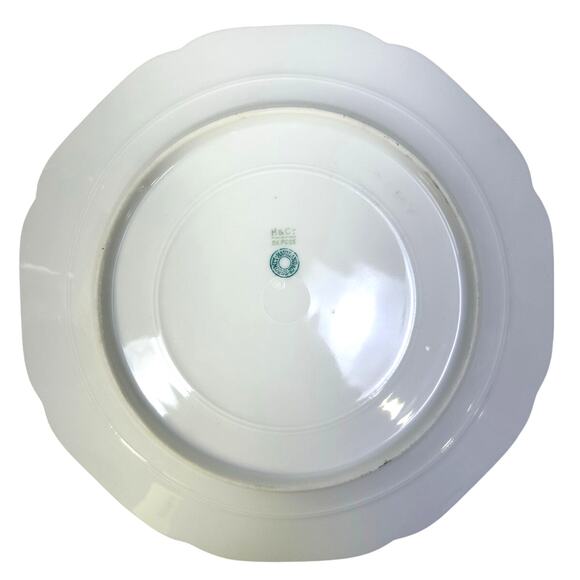 Antique 1910-1920 Haviland & Co. Limoges 'Amber Rose' Octagonal Plates-5 Pieces - Picture 9 of 9